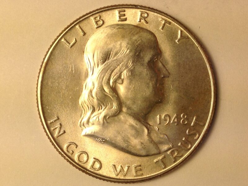 1948-D Franklin Half Dollar BU