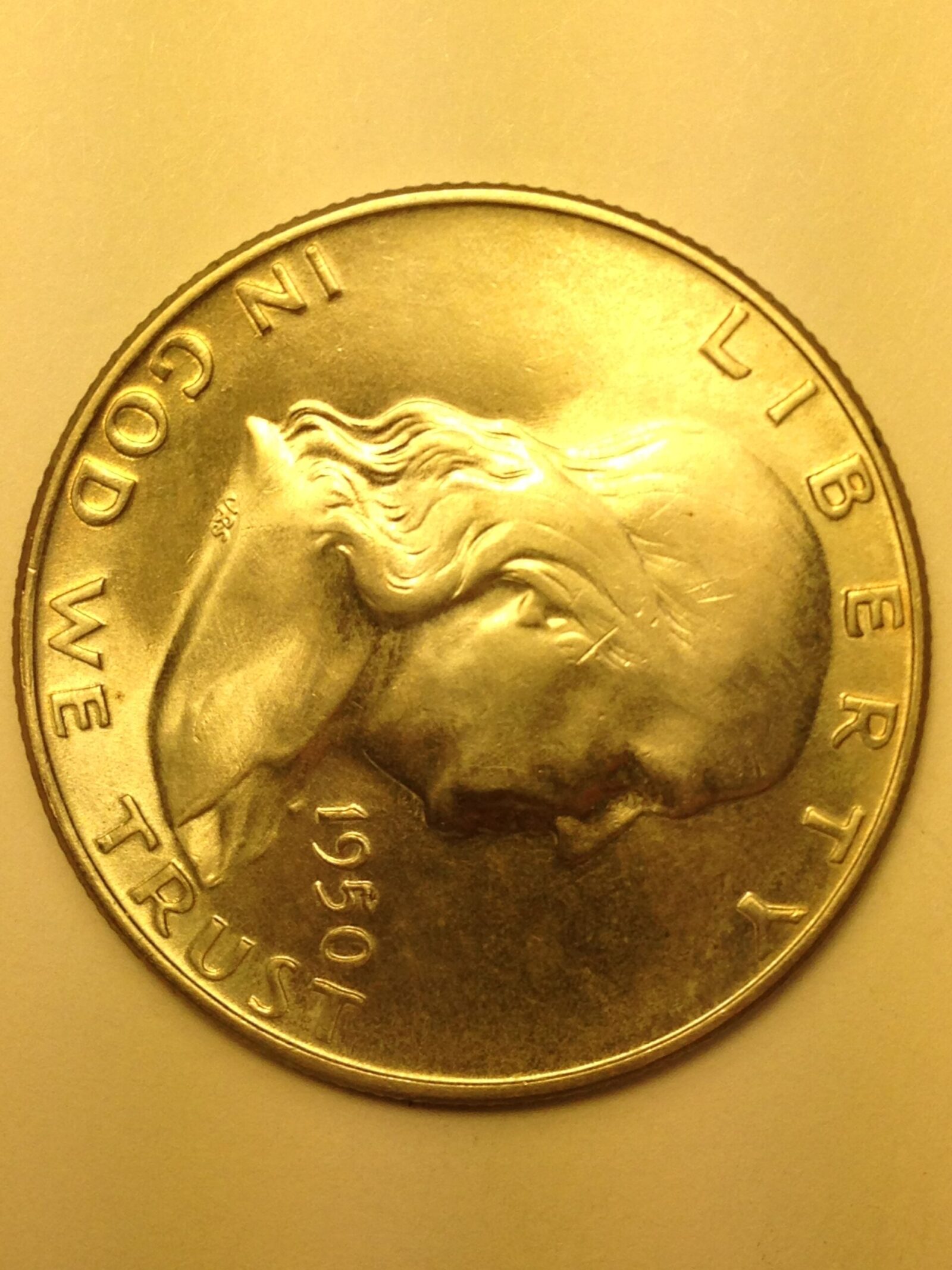 1950-D Franklin Half Dollar ChBU