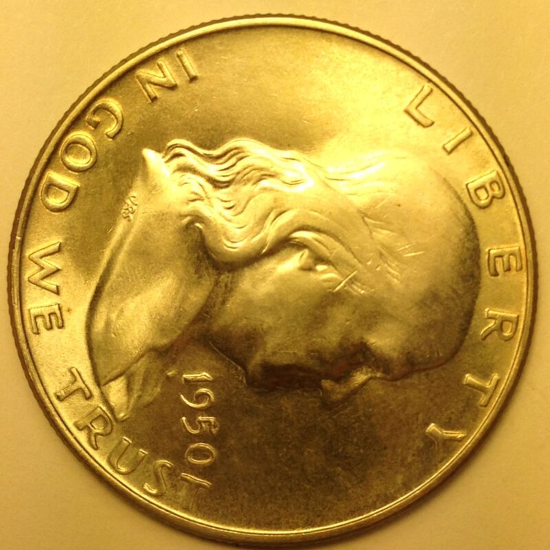 1950-D Franklin Half Dollar BU