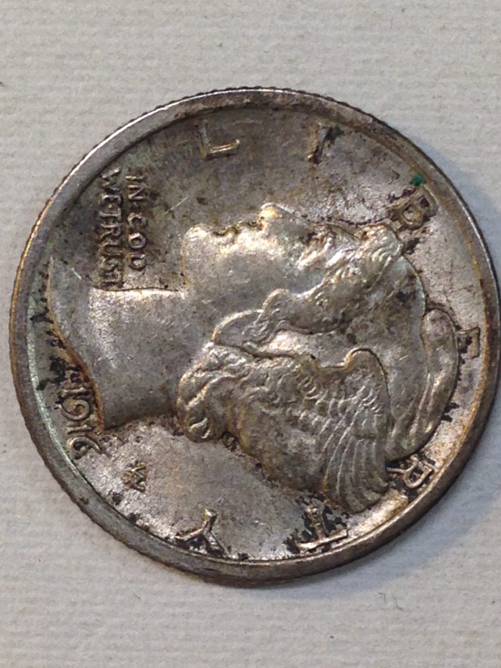 1916 Mercury Dime MS64 FSB