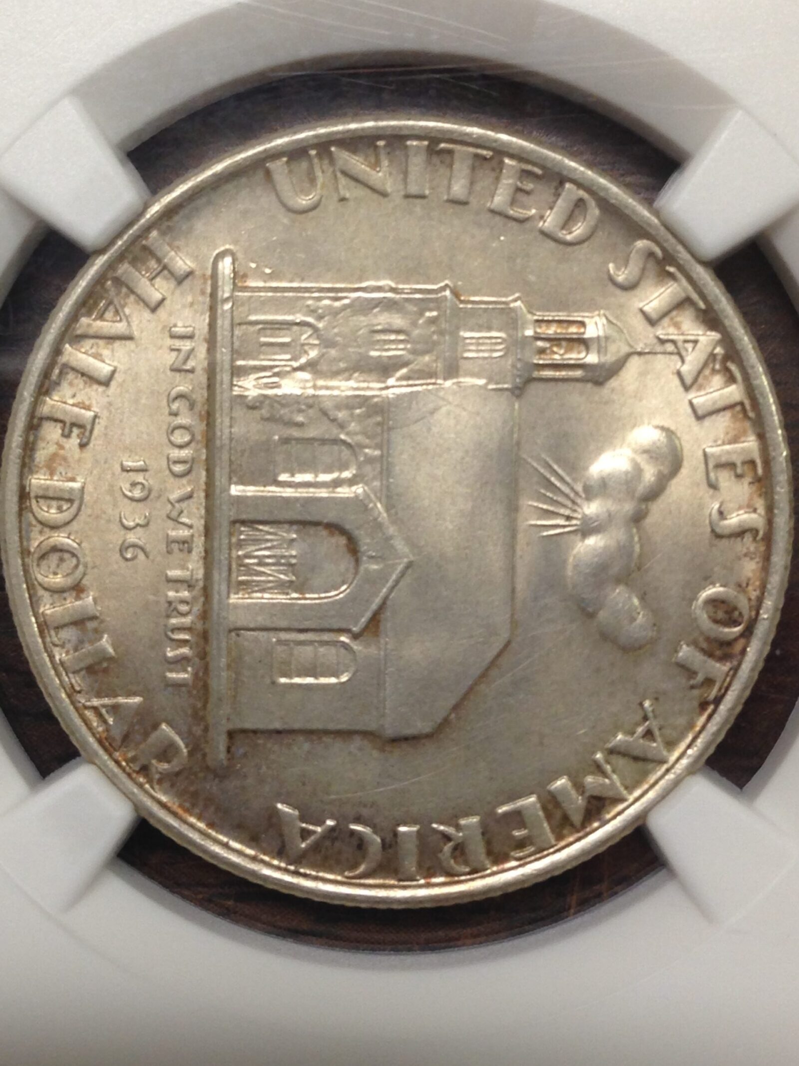 1936 Delaware Commemorative Half Dollar NGC MS64