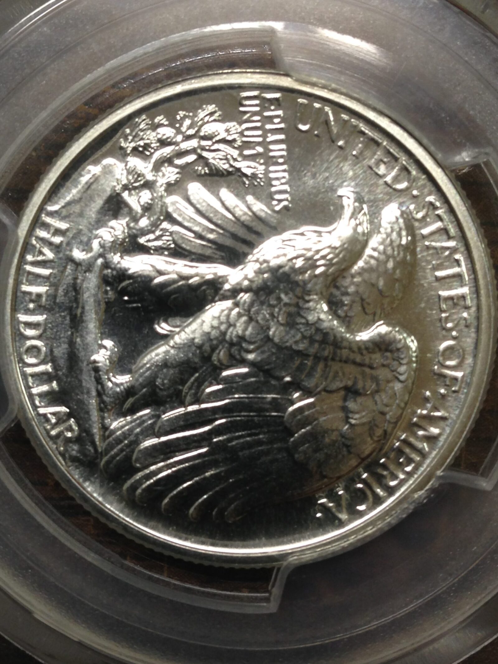 1941 Walking Liberty Half Dollar PCGS PR65 "No Initials" - Image 2