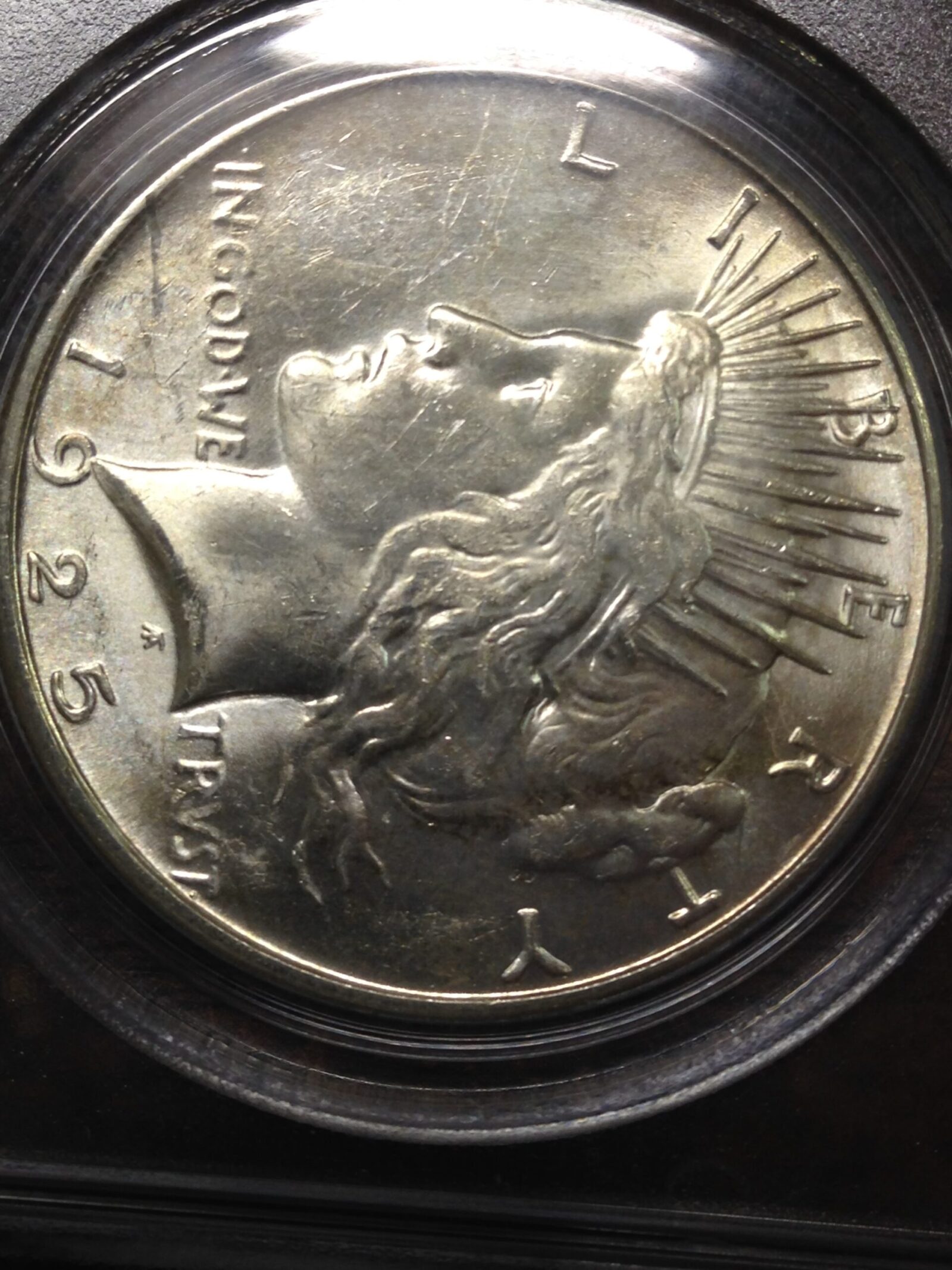 1925=S Peace Silver Dollar PCGS MS62
