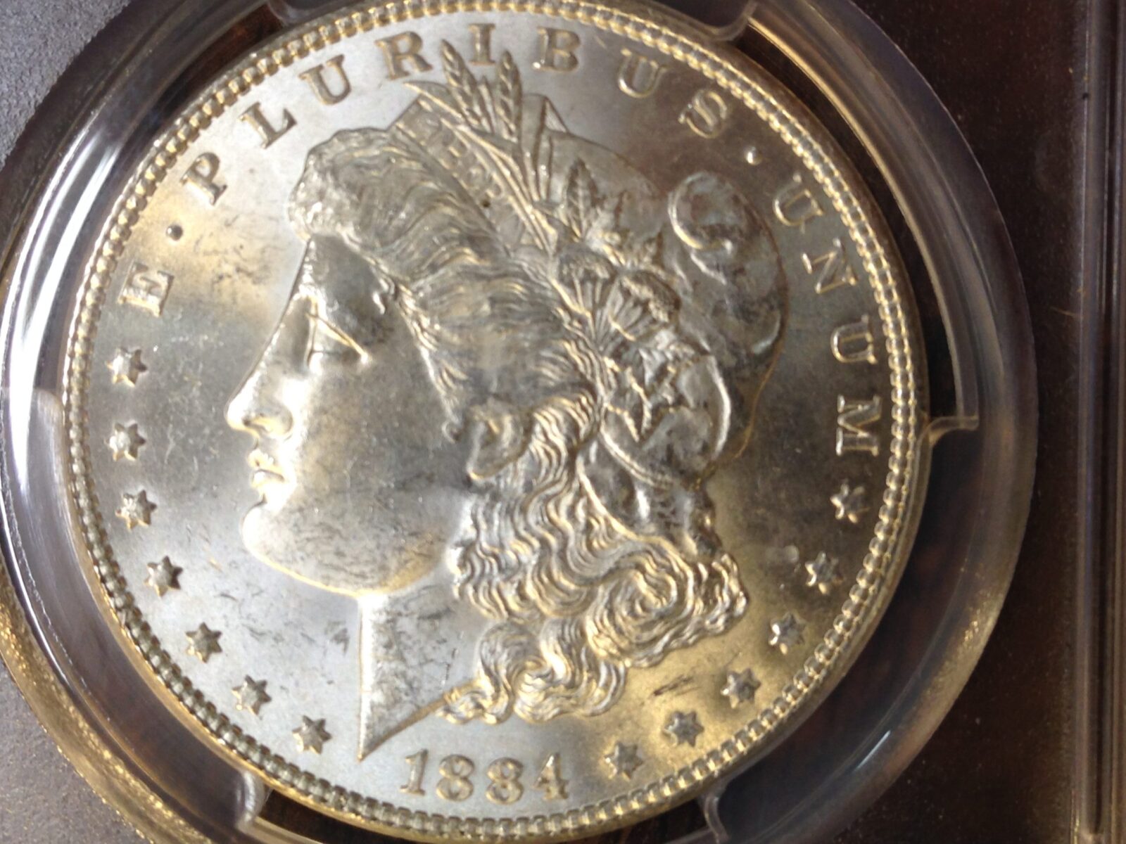 1884 Morgan Silver Dollar PCGS MS63