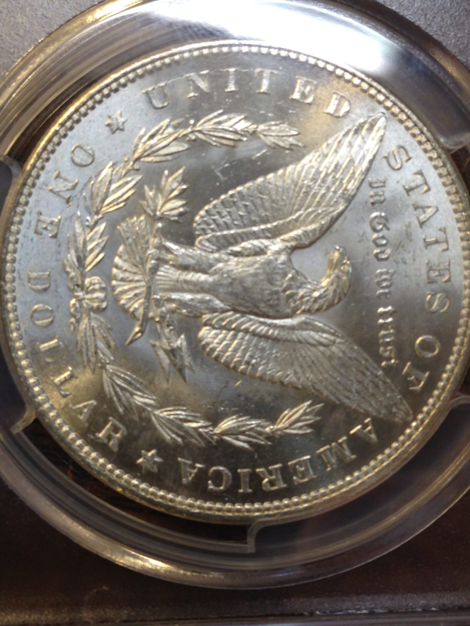 1884 Morgan Silver Dollar PCGS MS63 - Image 2