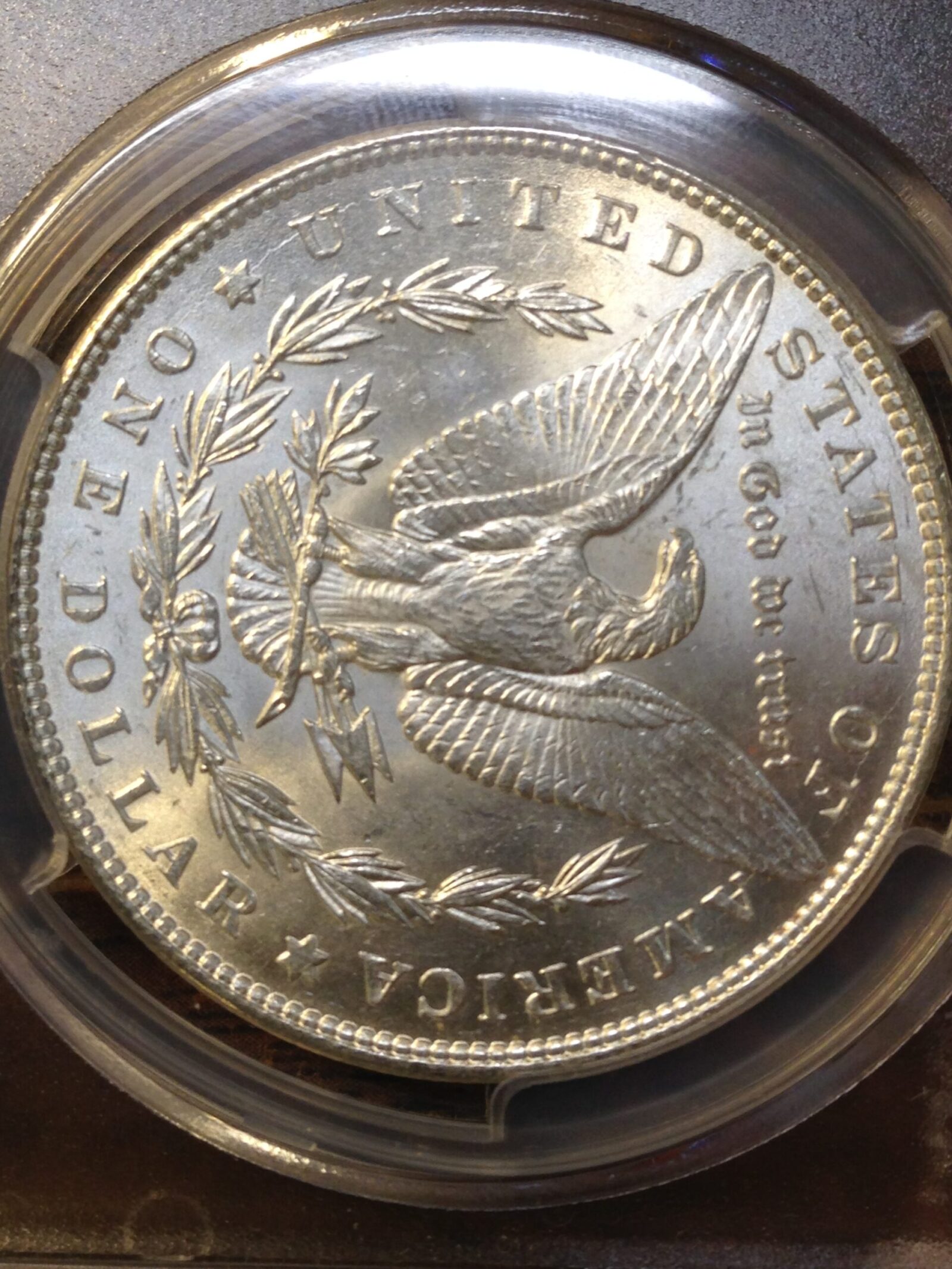 1883 Morgan Silver Dollar PCGS MS63 - Image 2