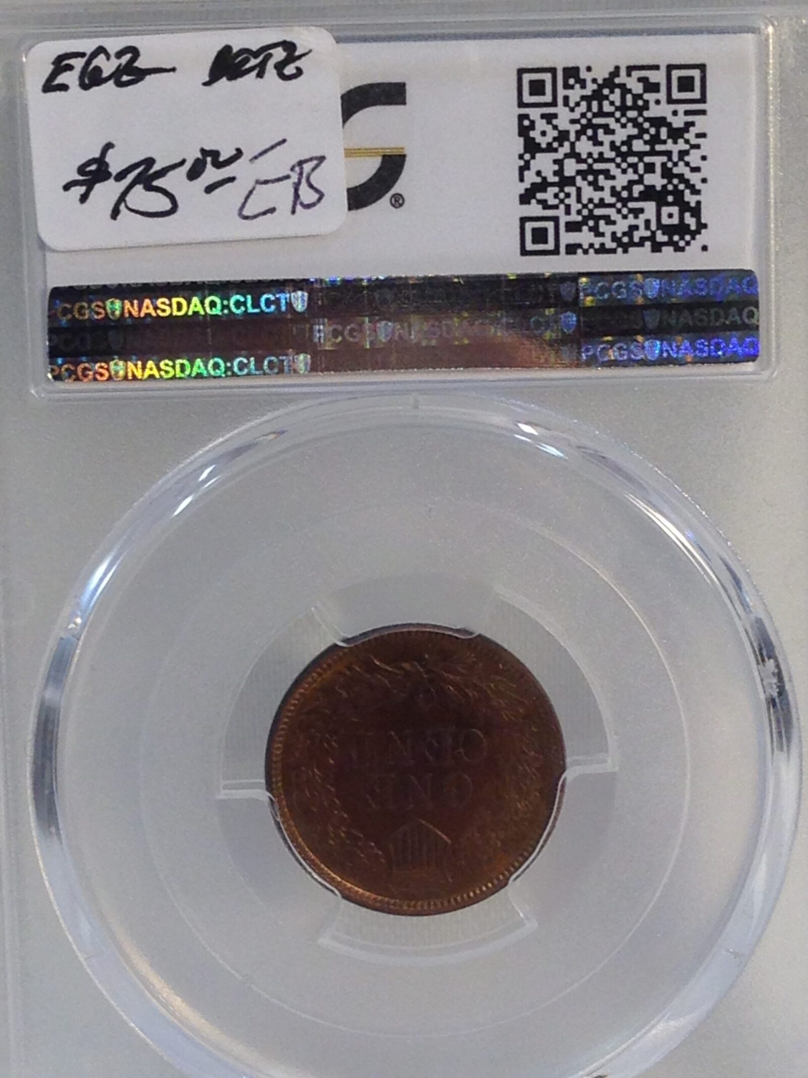 1887 Indian Head Cent PCGS MS62 BN - Image 4