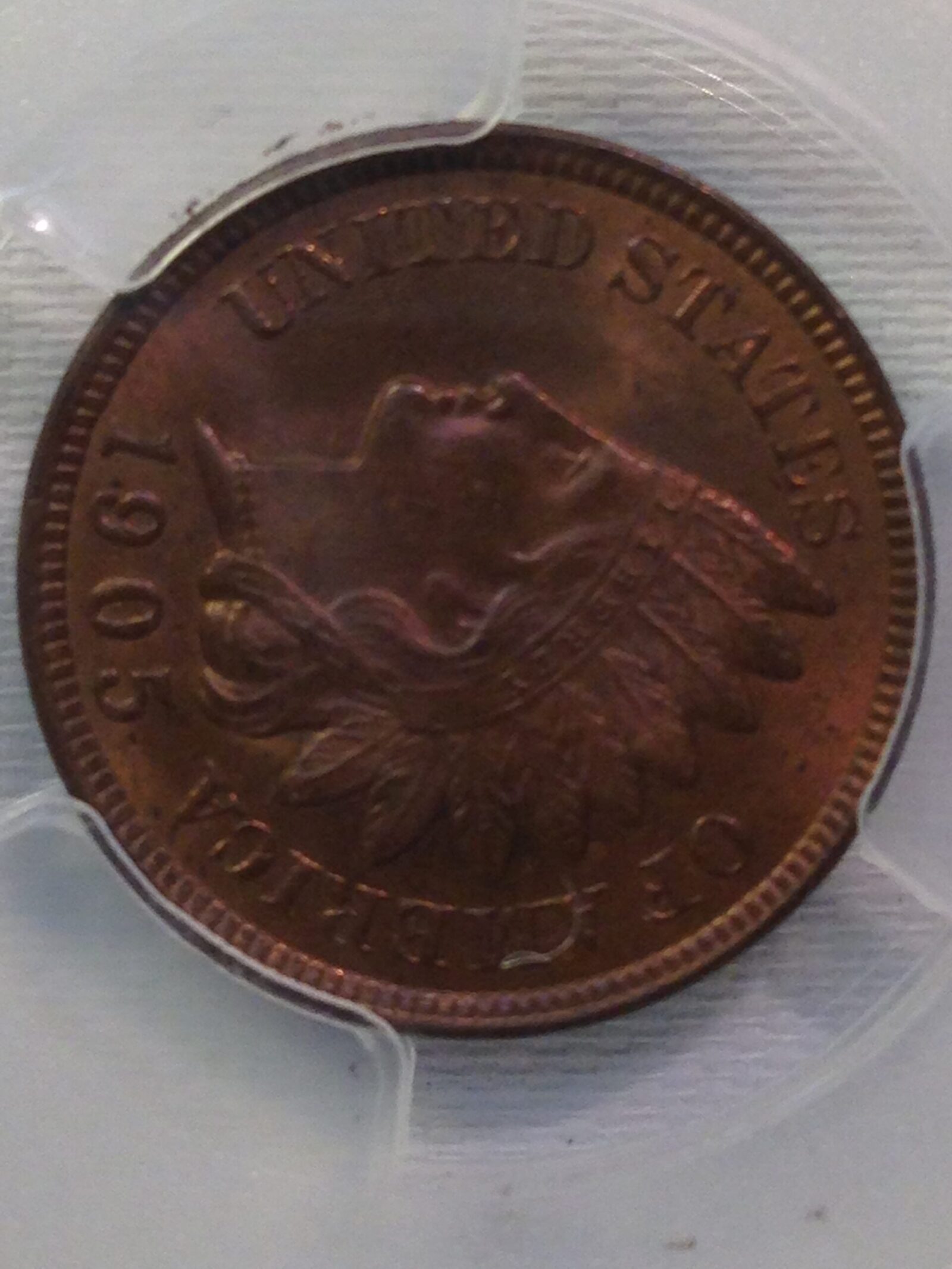 1905 Indian Head Cent PCGS MS64 RB