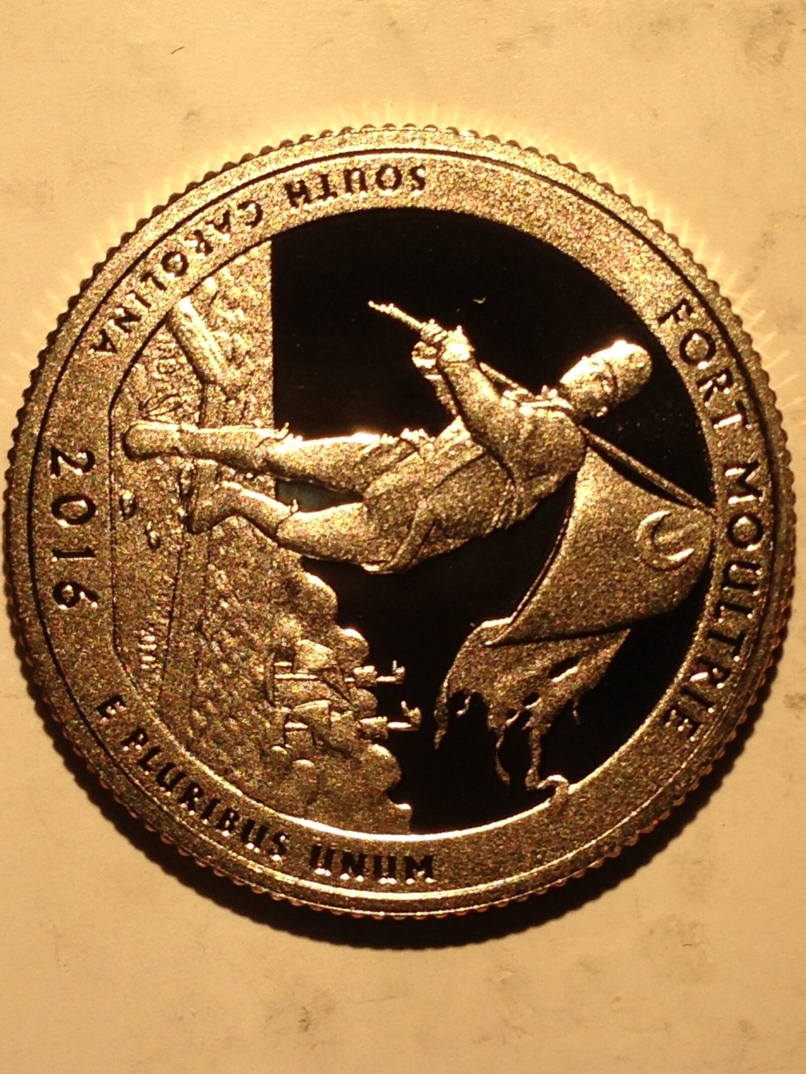 2016-S Fort Moultrie National Park Quarter Gem Proof