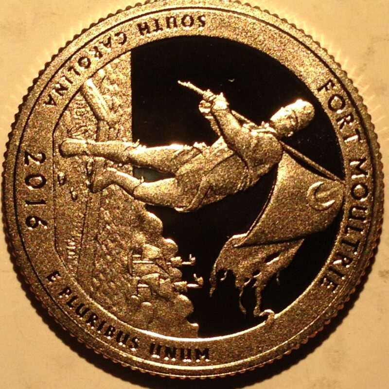 2016-S Fort Moultrie National Park Quarter Gem Proof