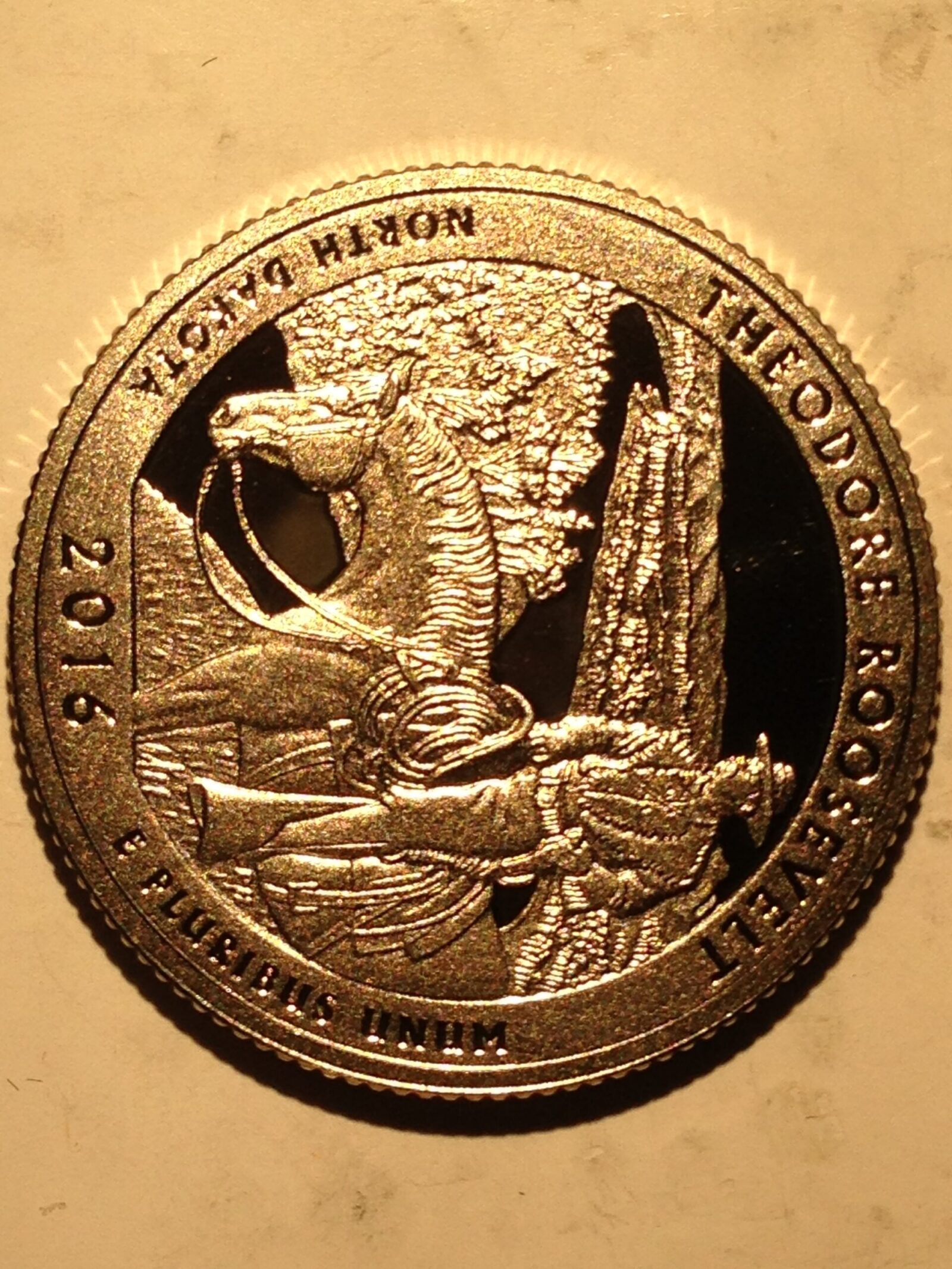2016-S Theodore Roosevelt National Park Quarter Gem Proof
