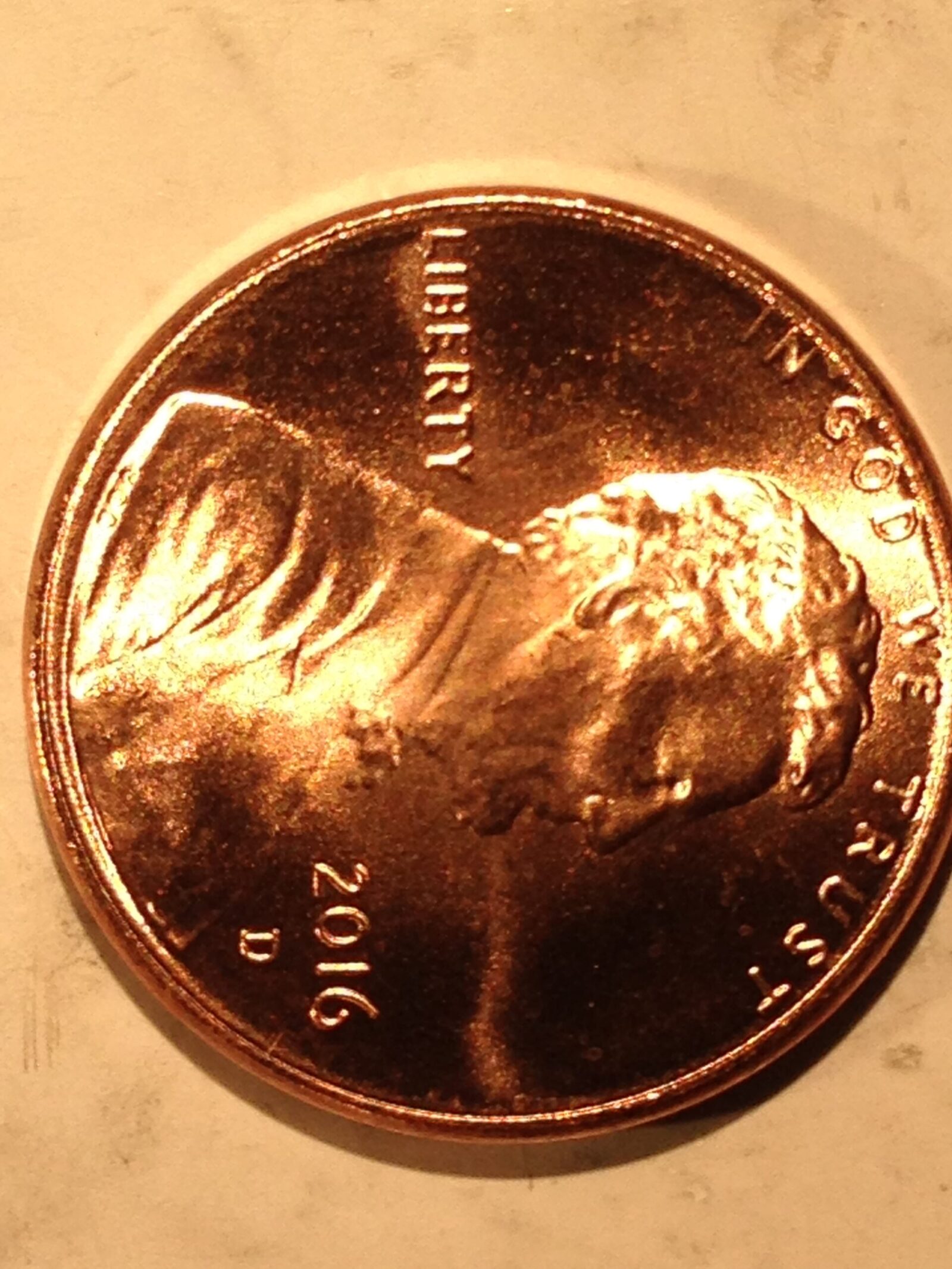 2016-D Lincoln Cent  ChBU