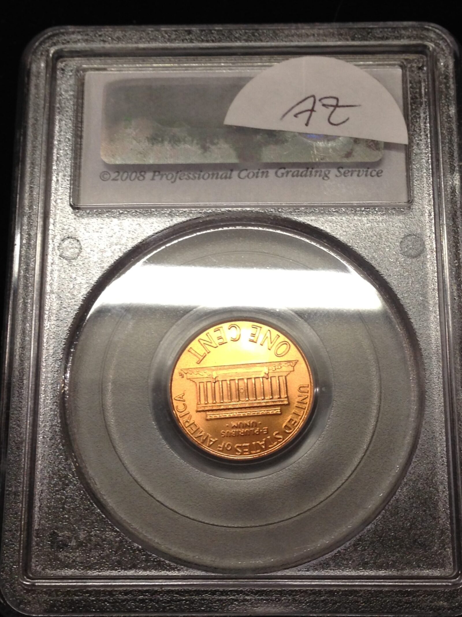 2007 Lincoln Cent Satin Finish PCGS MS68 RED - Image 4