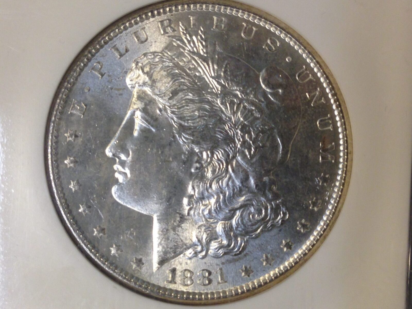 1881-S Morgan Silver Dollar NGC MS 63