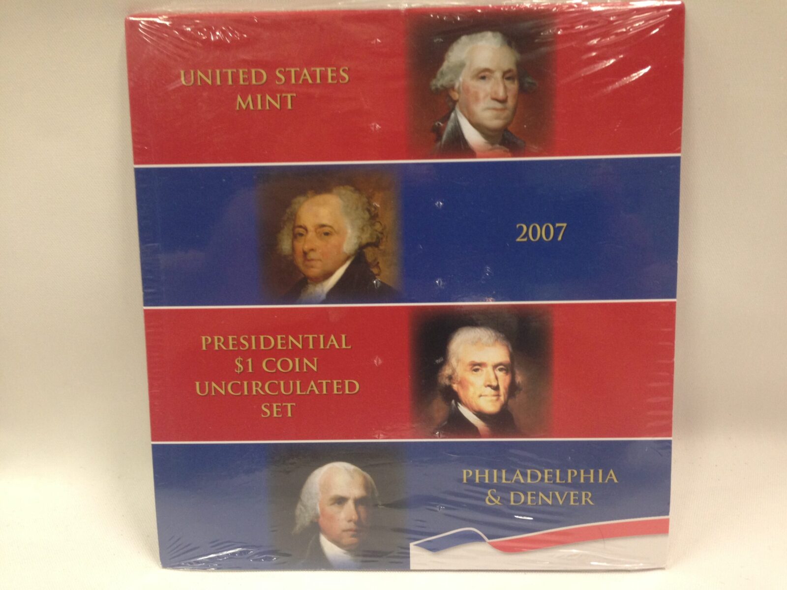 2007 Presidential Dollar Uncirculated Set
