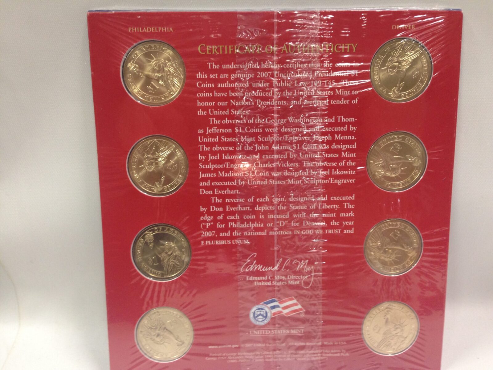 2007 Presidential Dollar Uncirculated Set - Image 2