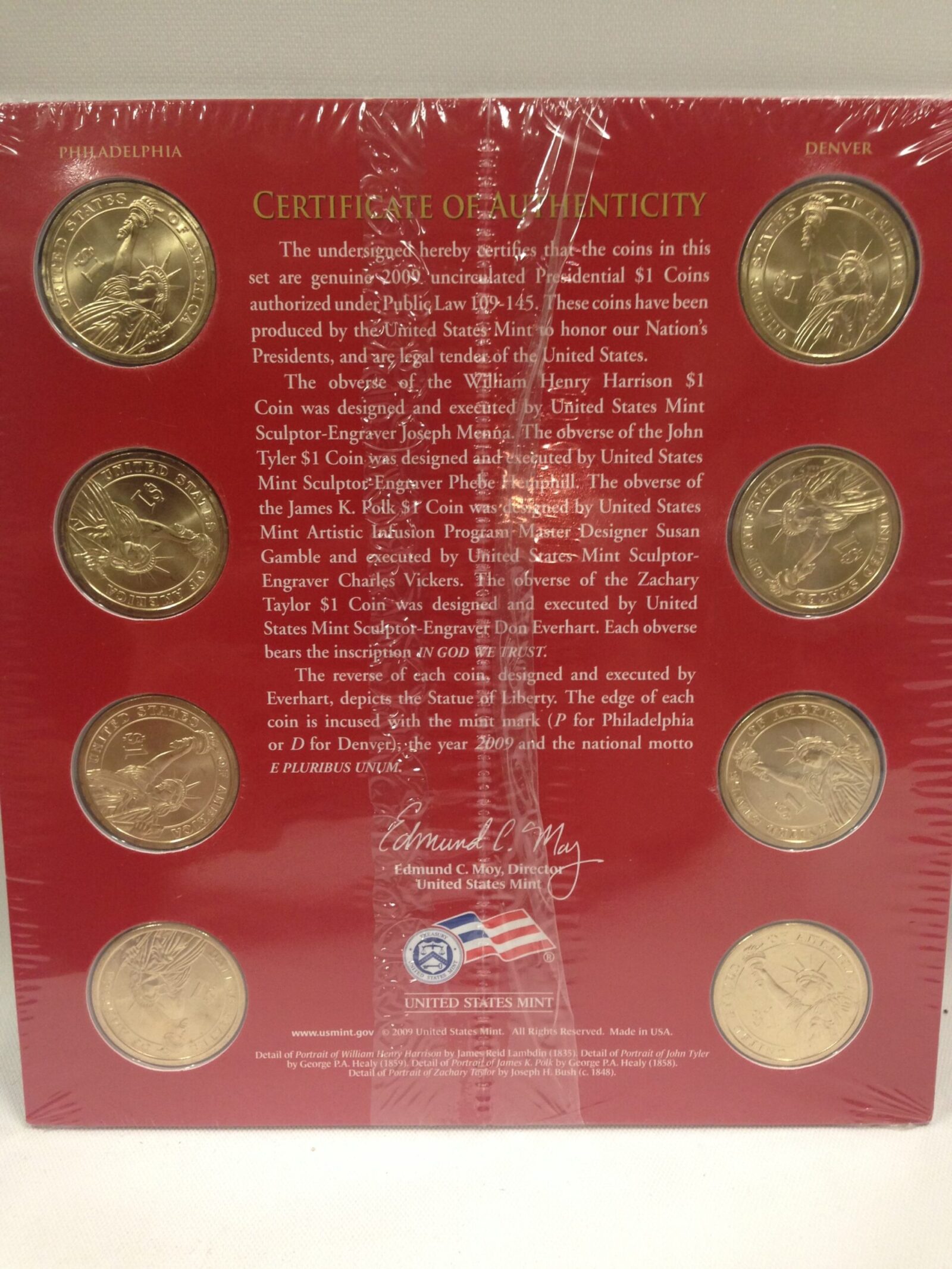 2009 Presidential Dollar Uncirculated Set - Image 2
