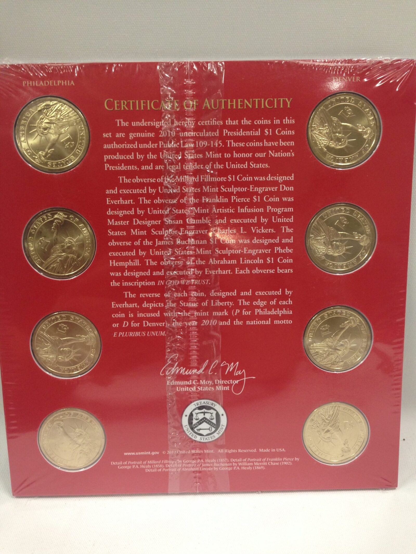2010 Presidential Dollar Uncirculated Set - Image 2