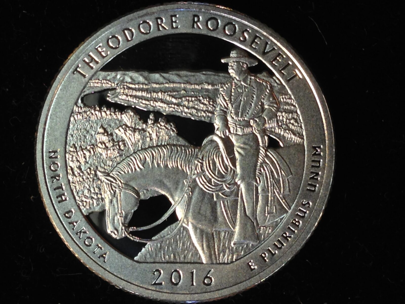 2016-S Theodore Roosevelt National Park Quarter Gem Silver Proof