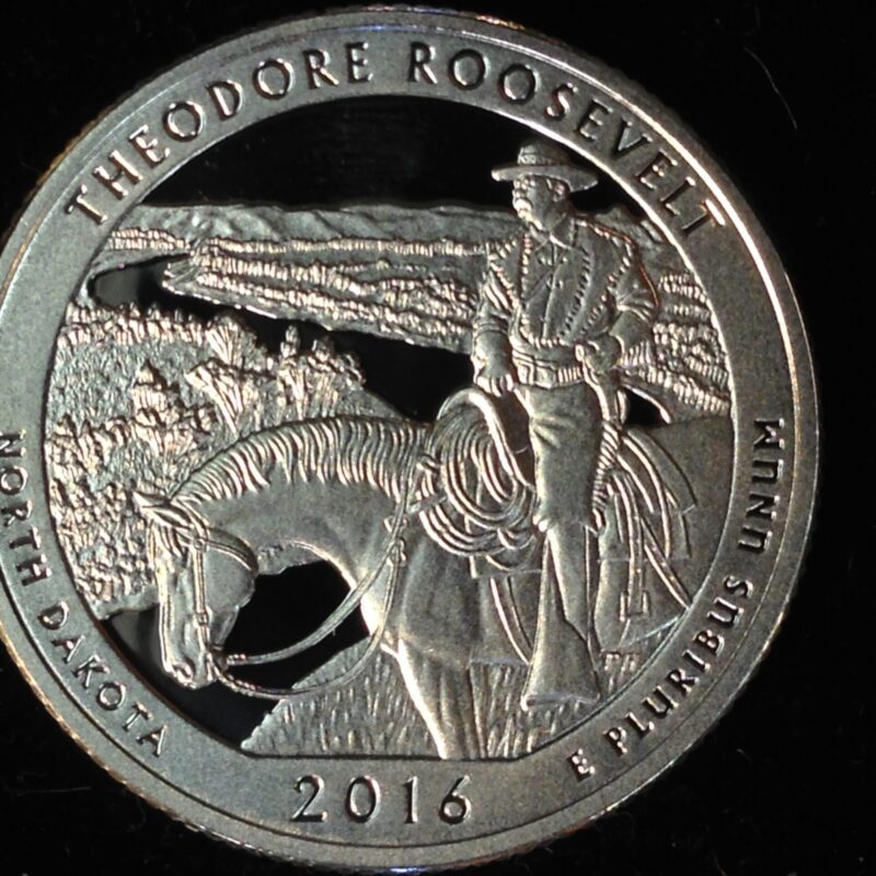 2016-S Theodore Roosevelt National Park Quarter Gem Silver Proof