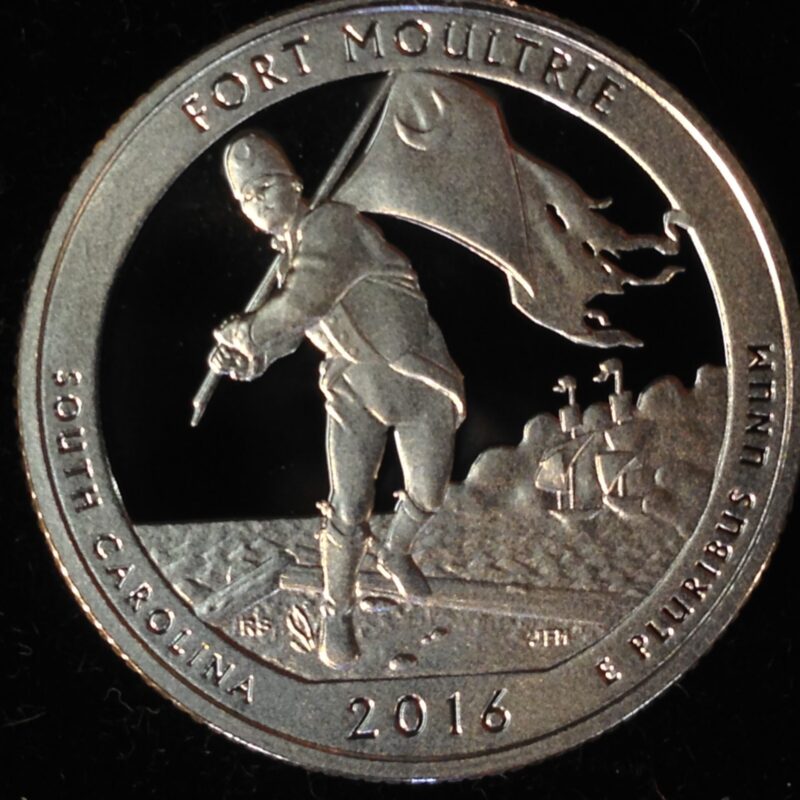 2016-S Fort Moultrie National Park Quarter Gem Silver Proof