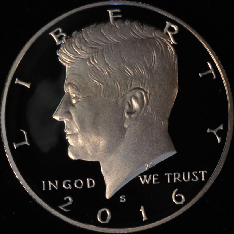 2016-S Kennedy Half Dollar Gem Silver Proof