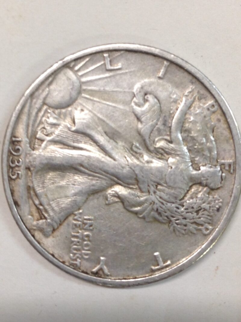 1935 Walking Liberty Half Dollar AU