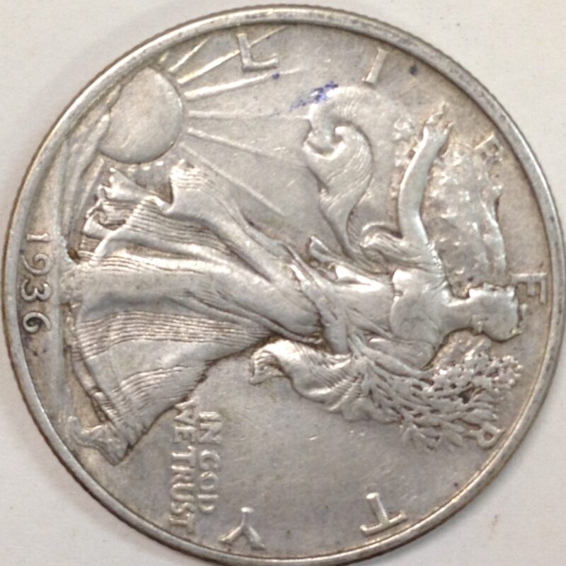 1936 Walking Liberty Half Dollar AU