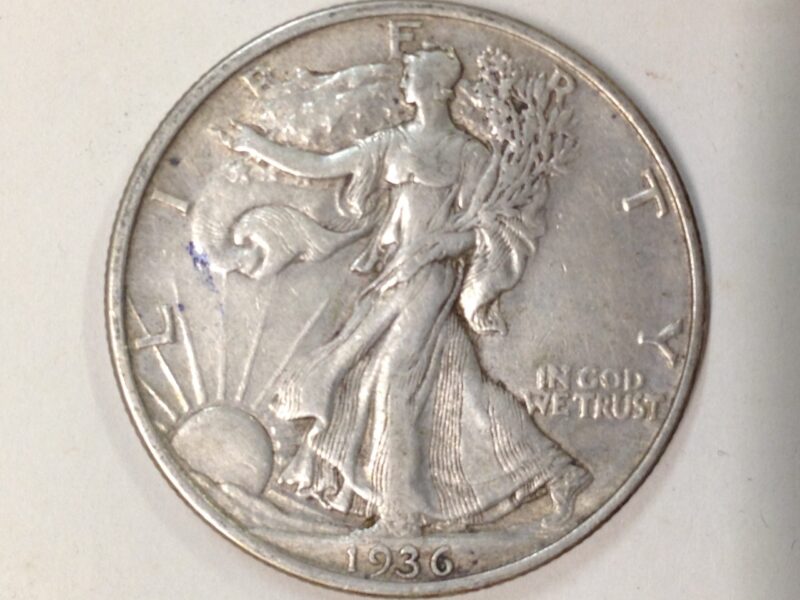 1936 Walking Liberty Half Dollar VF