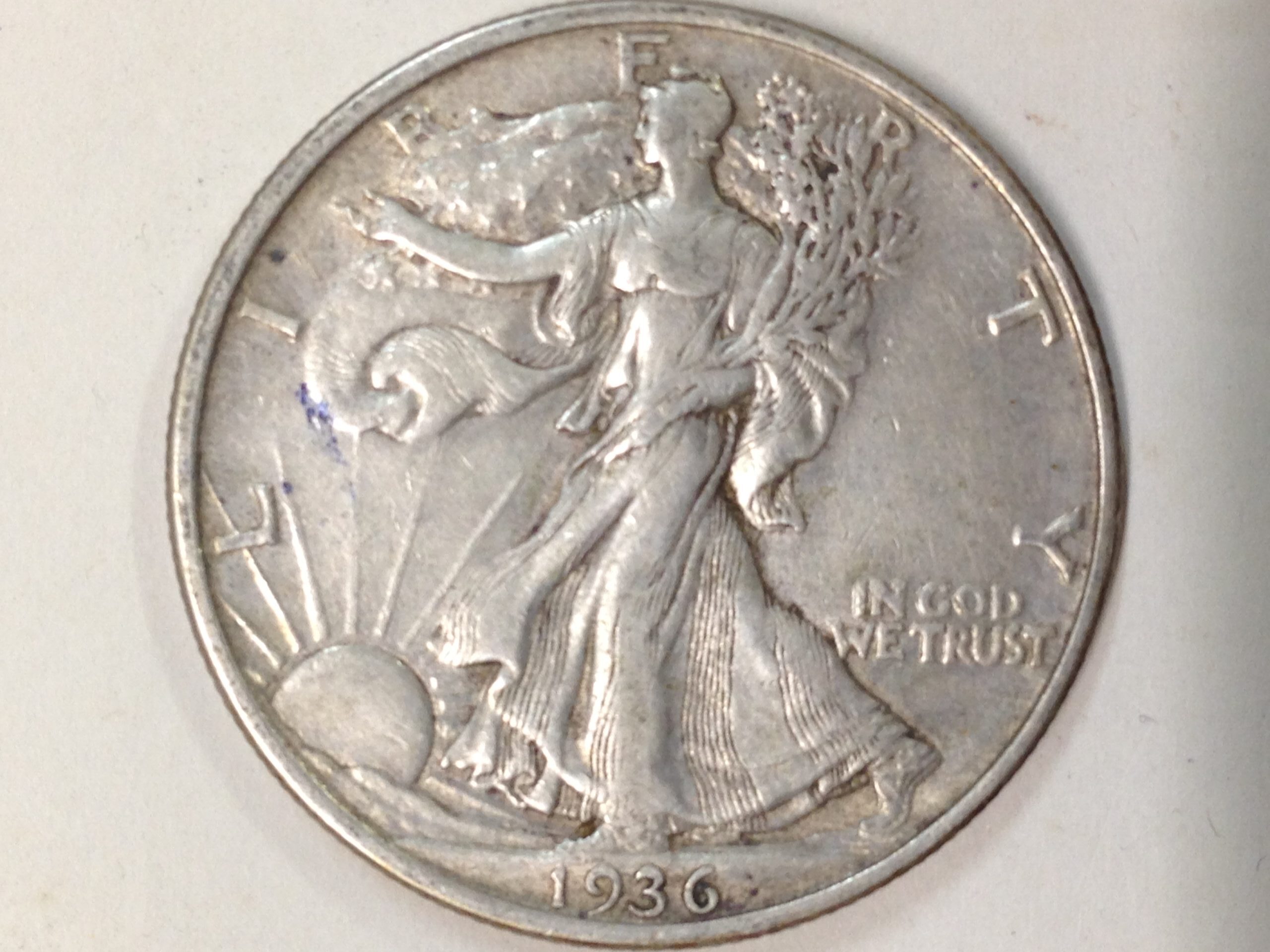 1936 Walking Liberty Half Dollar VF