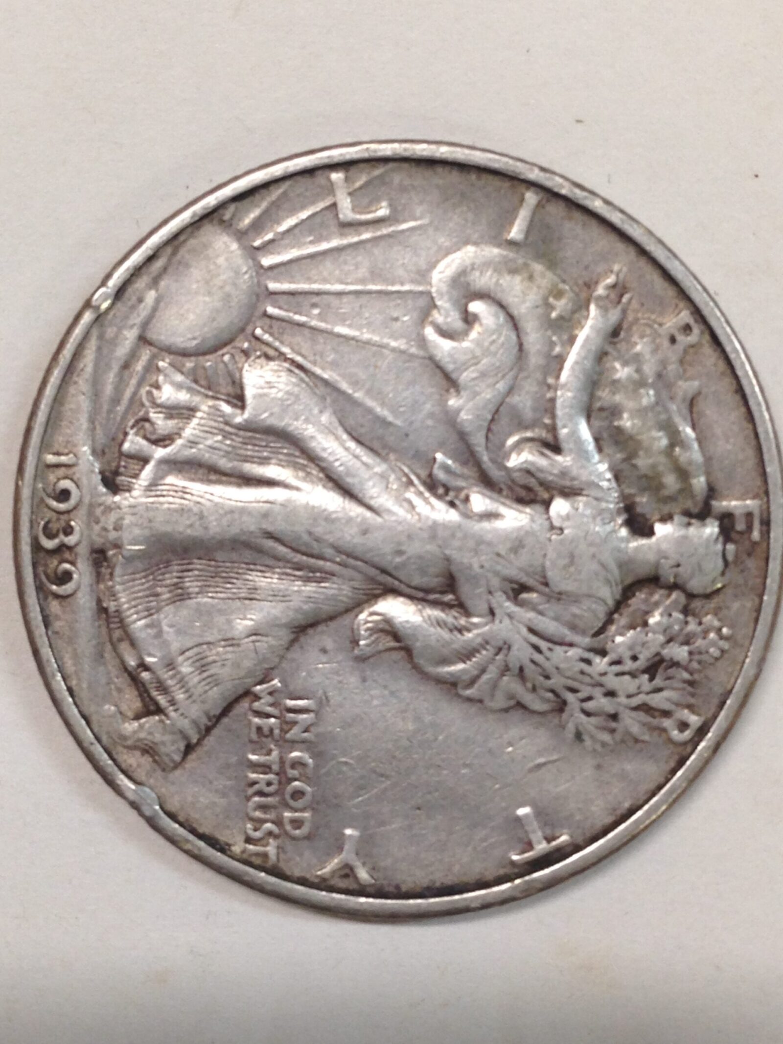 1939-D Walking Liberty Half Dollar VG/F