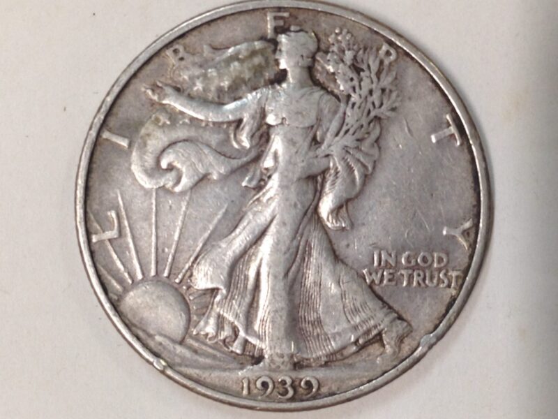 1939-D Walking Liberty Half Dollar VF