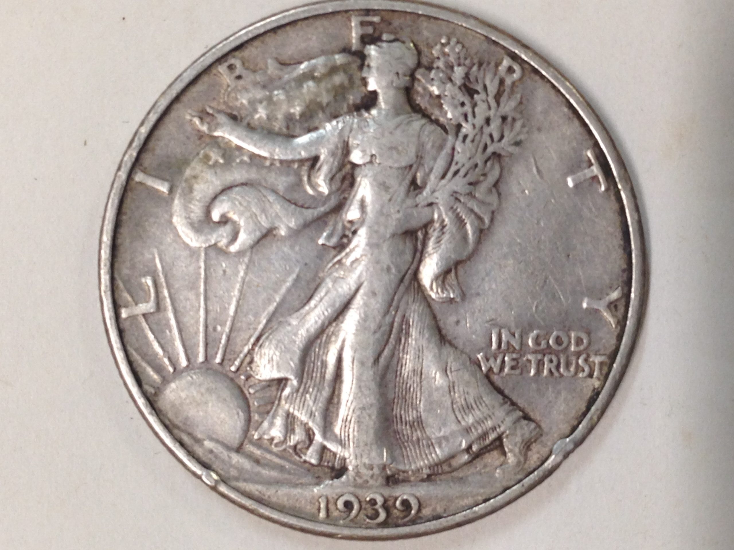 1939-D Walking Liberty Half Dollar VF