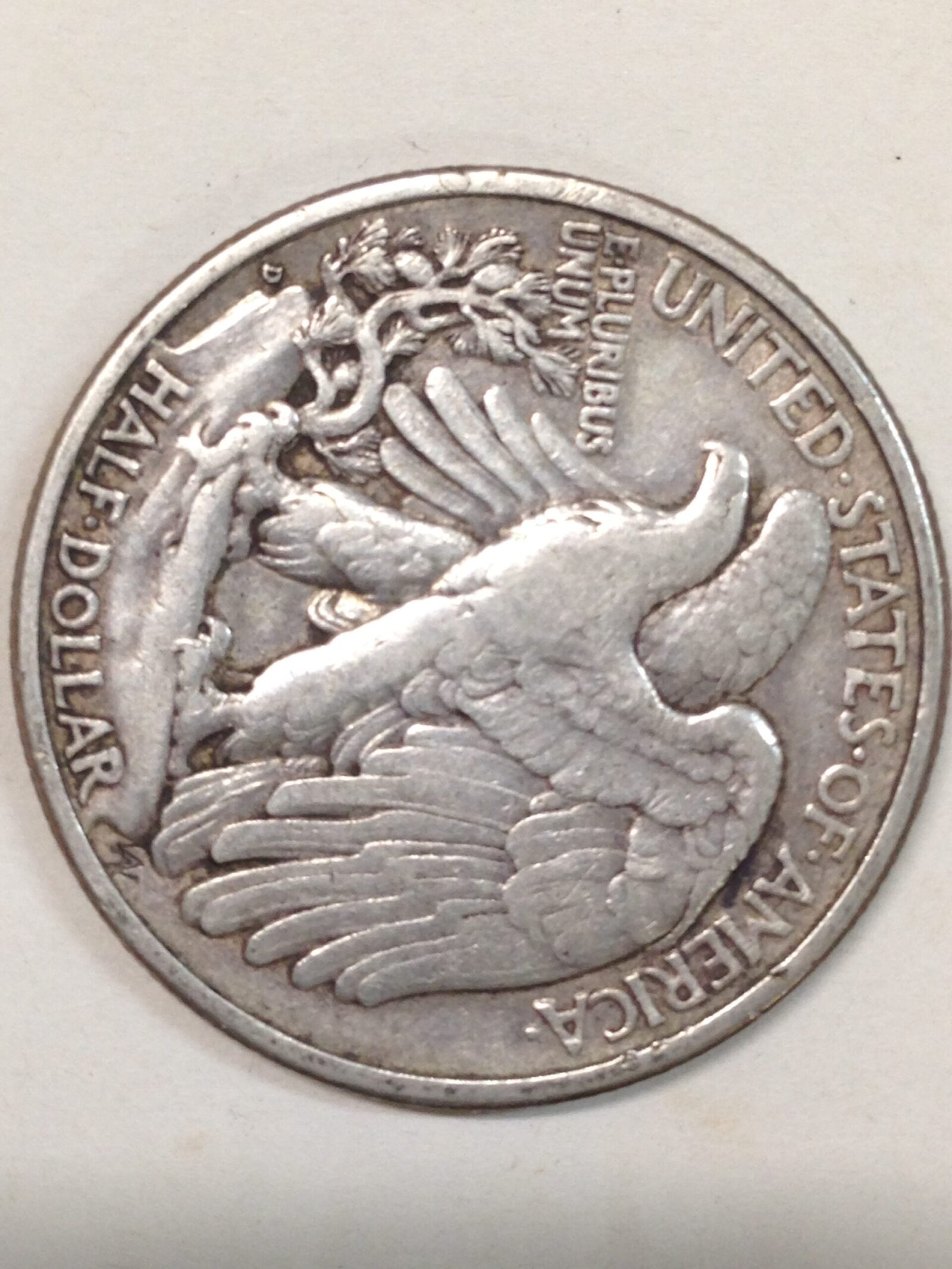 1939-D Walking Liberty Half Dollar VG/F - Image 2