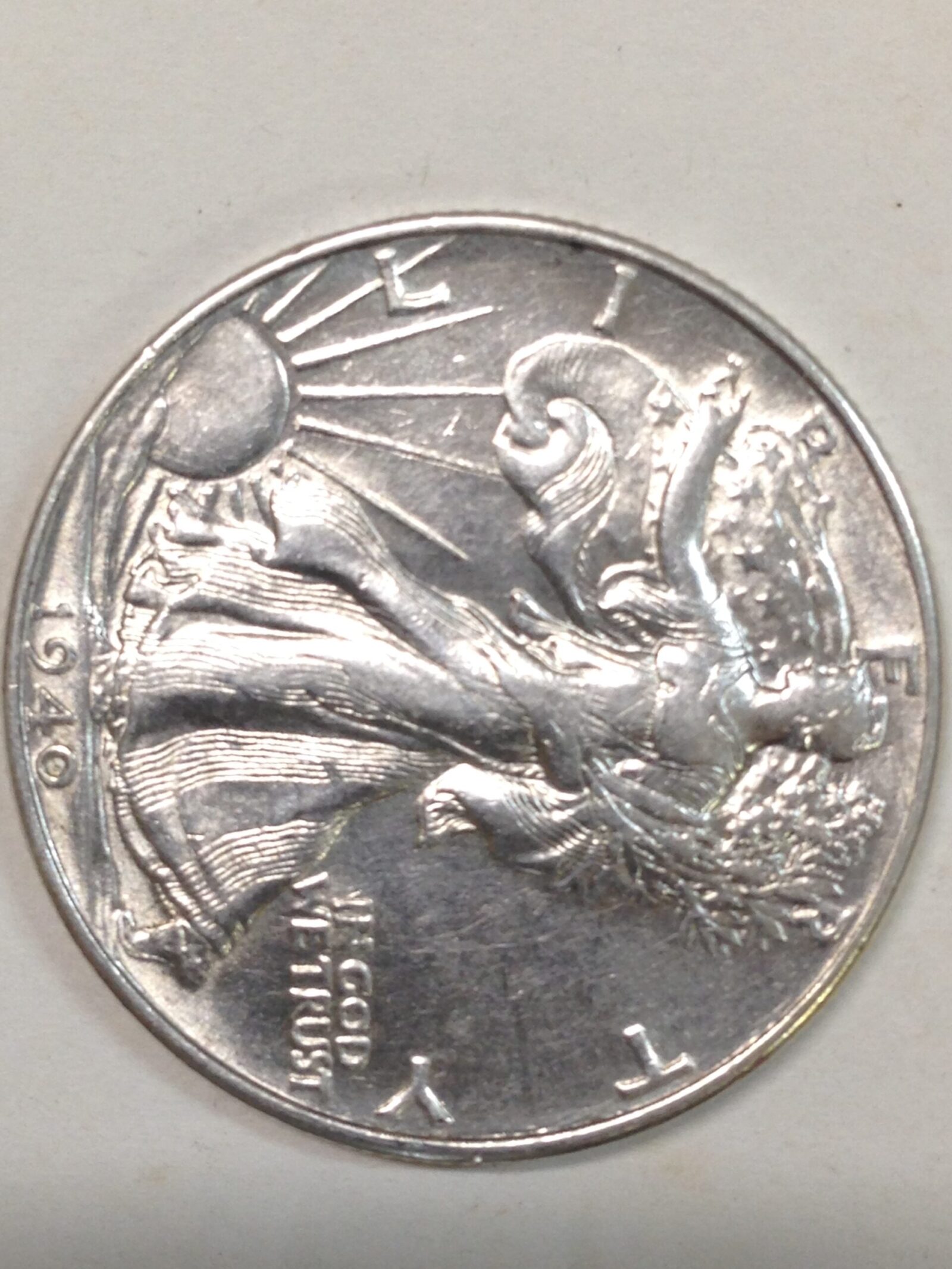 1940 Walking Liberty Half Dollar VF