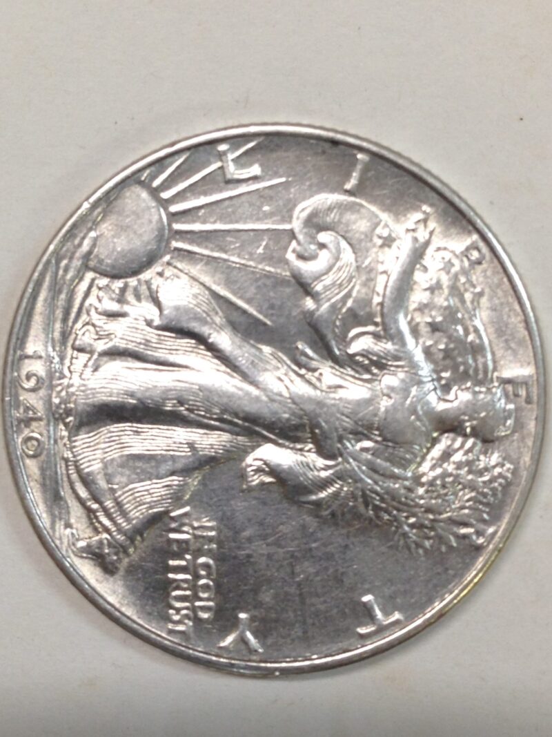 1940 Walking Liberty Half Dollar AU
