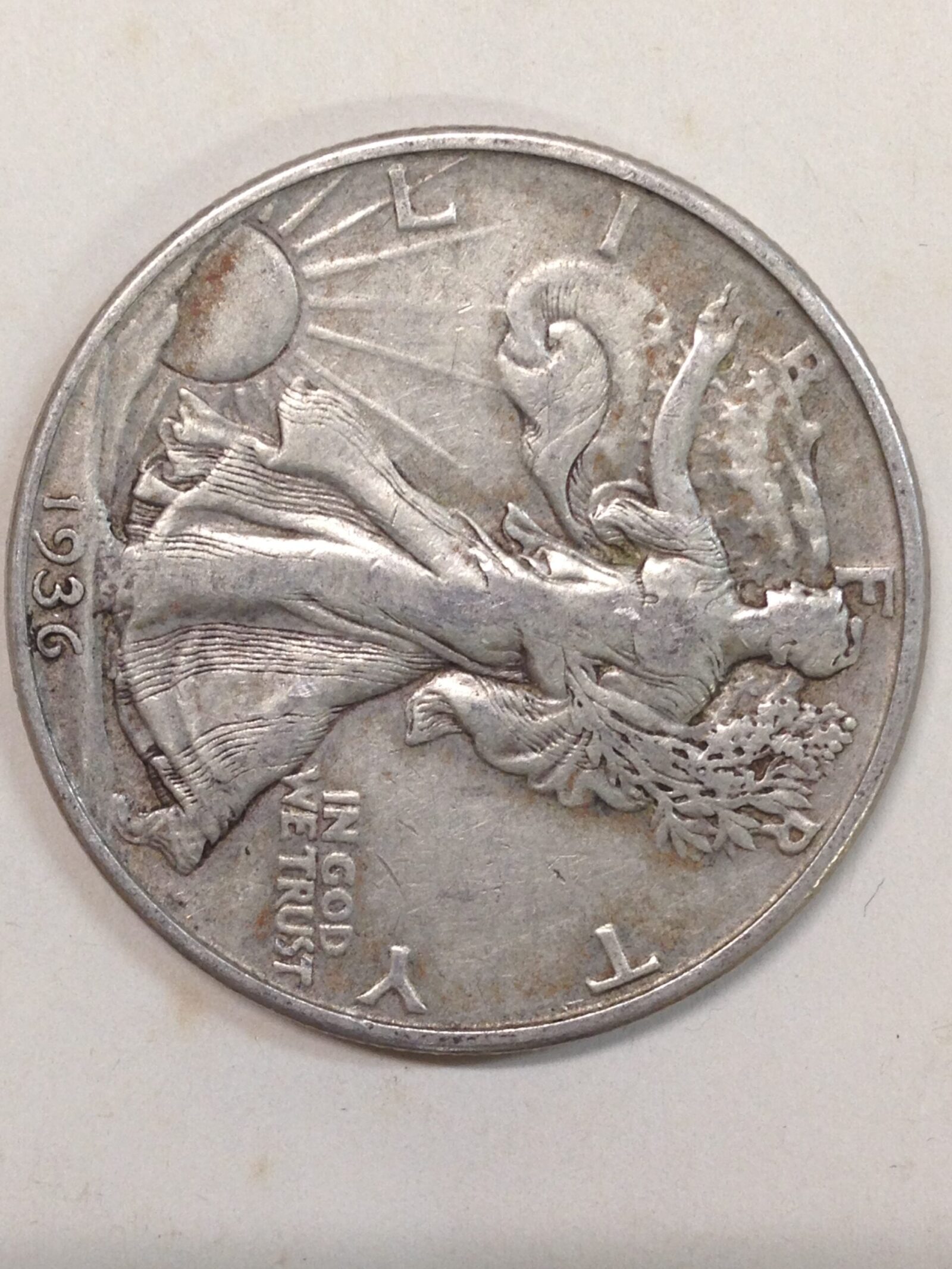1936-D Walking Liberty Half Dollar VG/F
