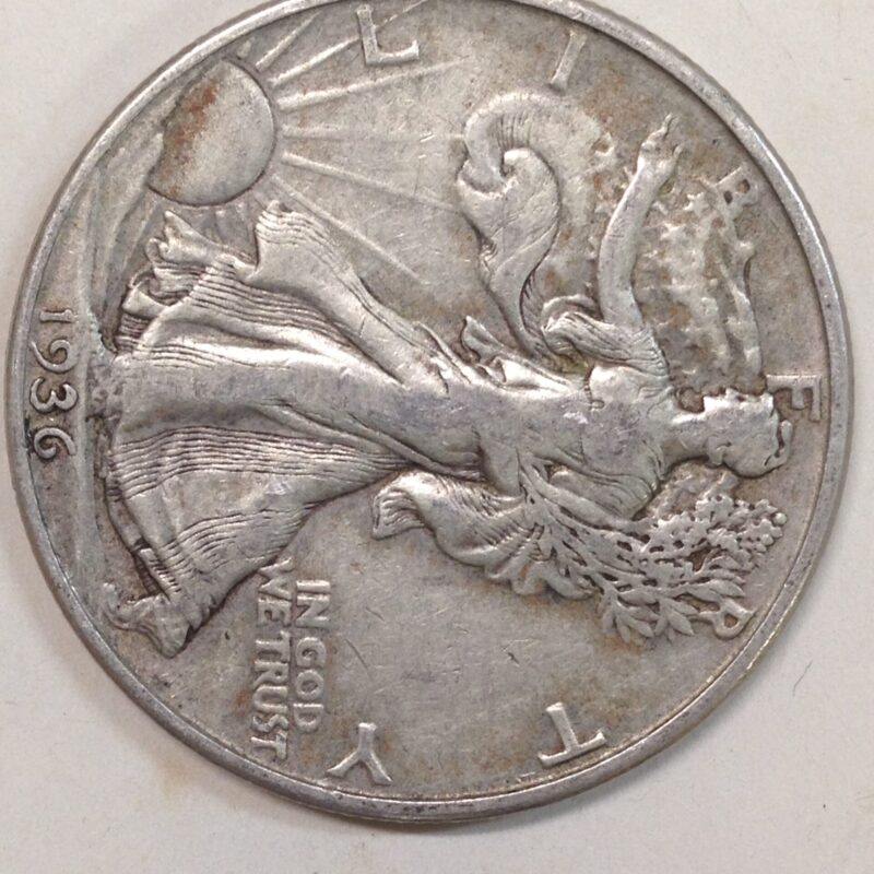 1936-D Walking Liberty Half Dollar AU