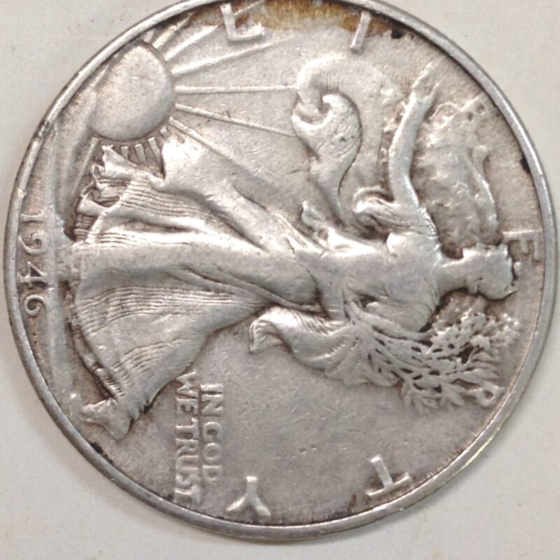 1946-D Walking Liberty Half Dollar XF