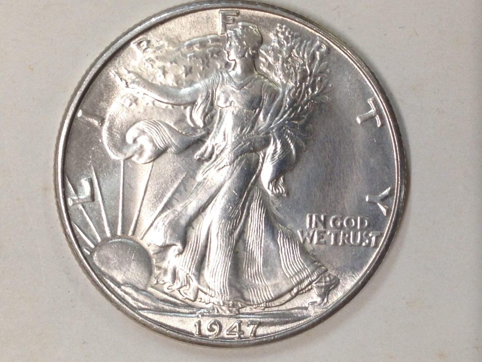 1947-D Walking Liberty Half Dollar XF