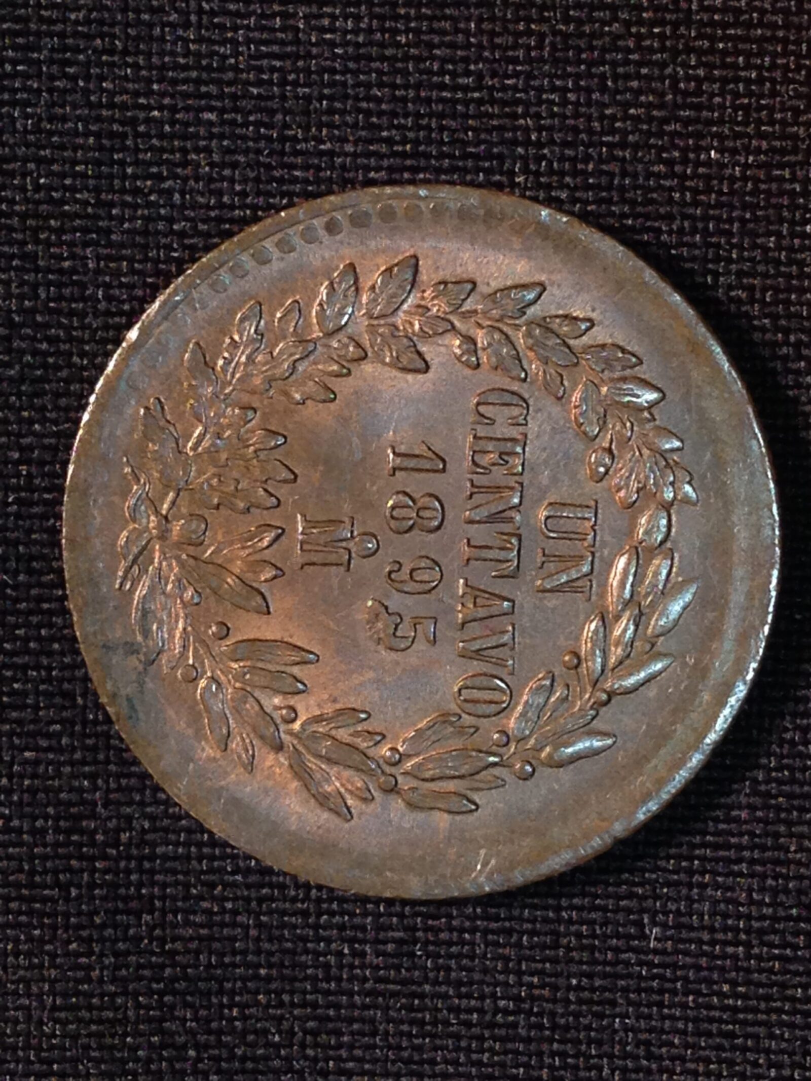1895 Mexico 1 Centavo MS-64 RB - Image 2