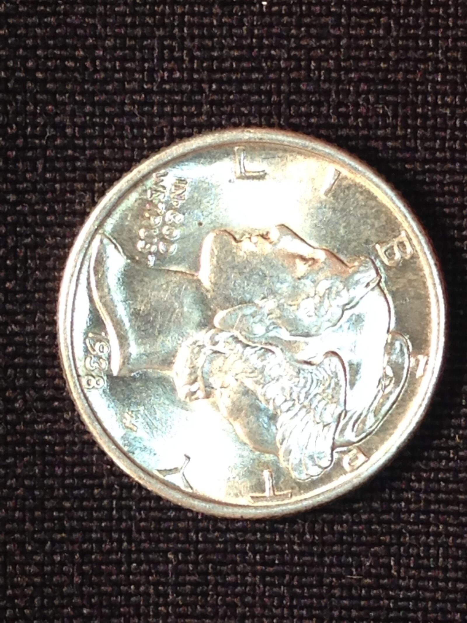 1938 Mercury Dime MS-65