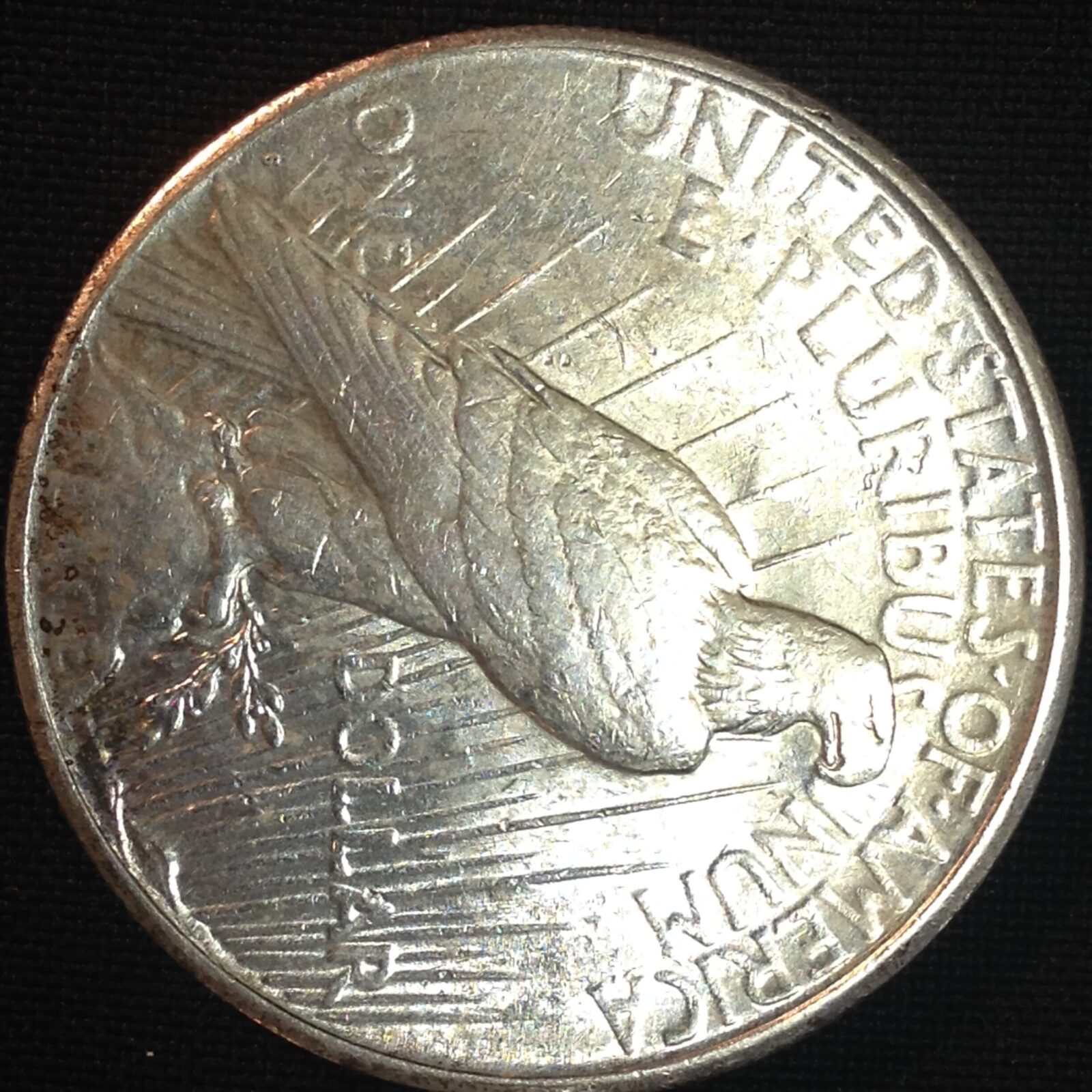 1924-S Peace Dollar Ch AU - Image 2