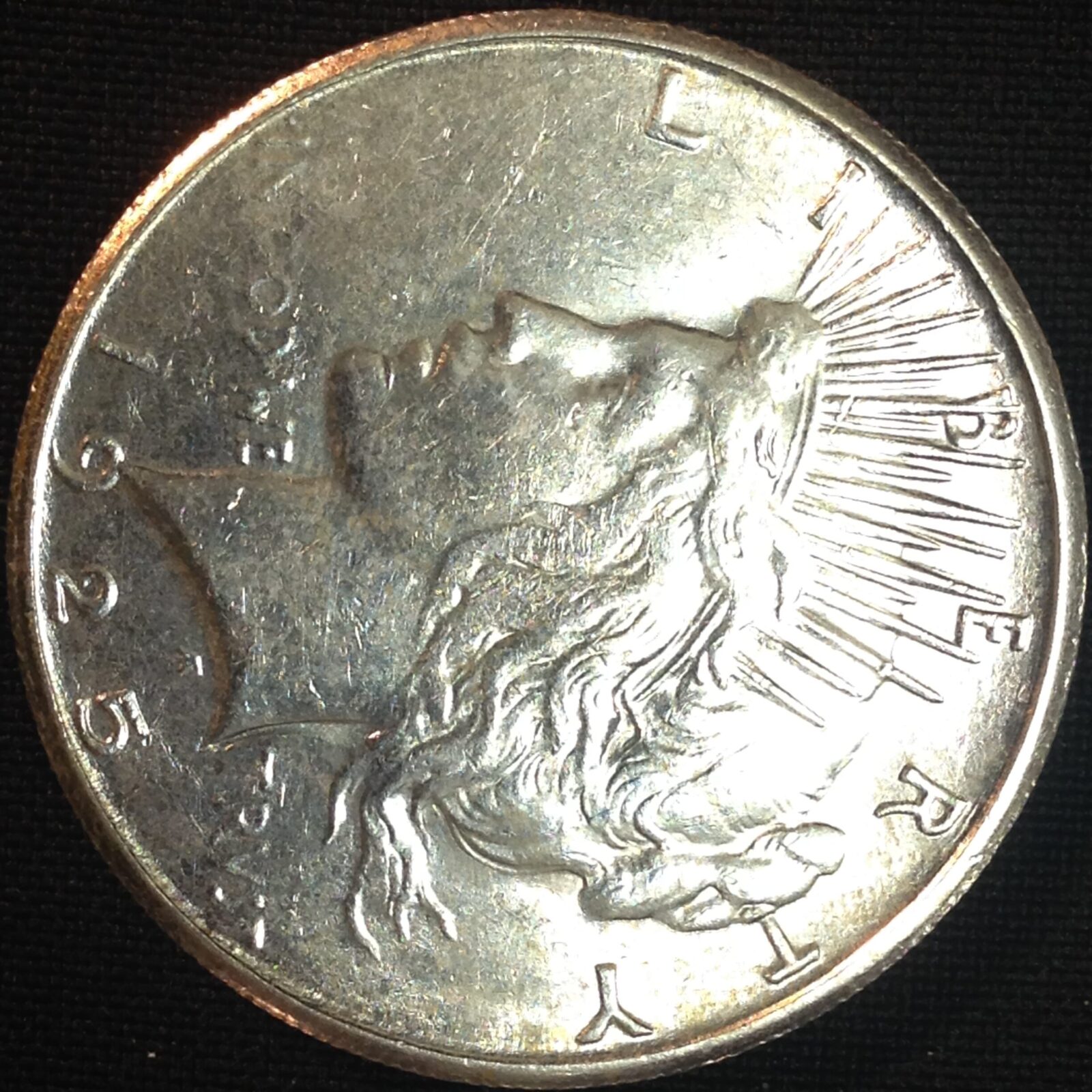 1925-S Peace Dollar Ch AU