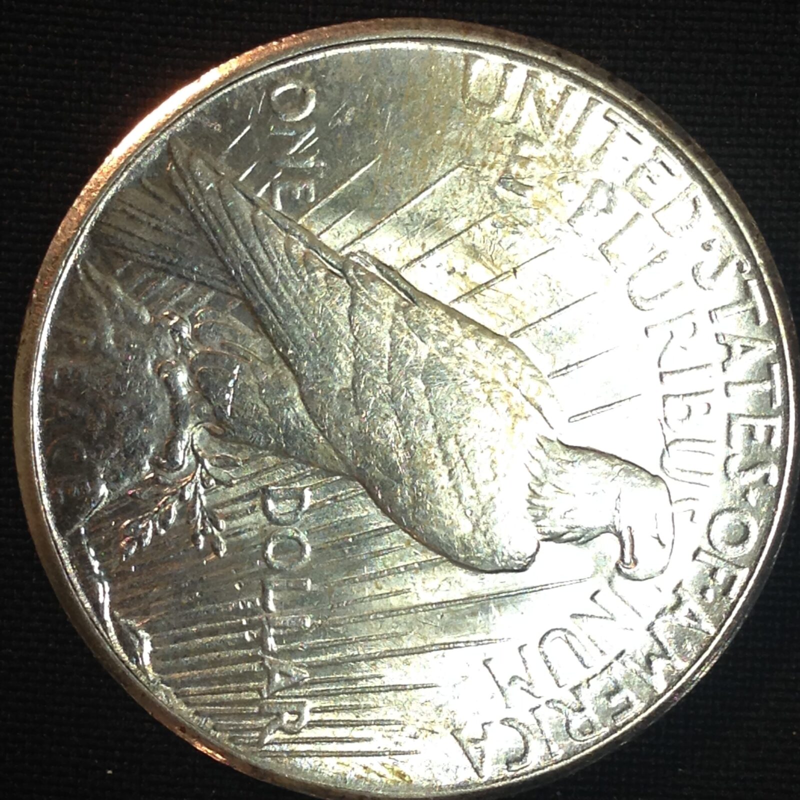 1925-S Peace Dollar Ch AU - Image 2