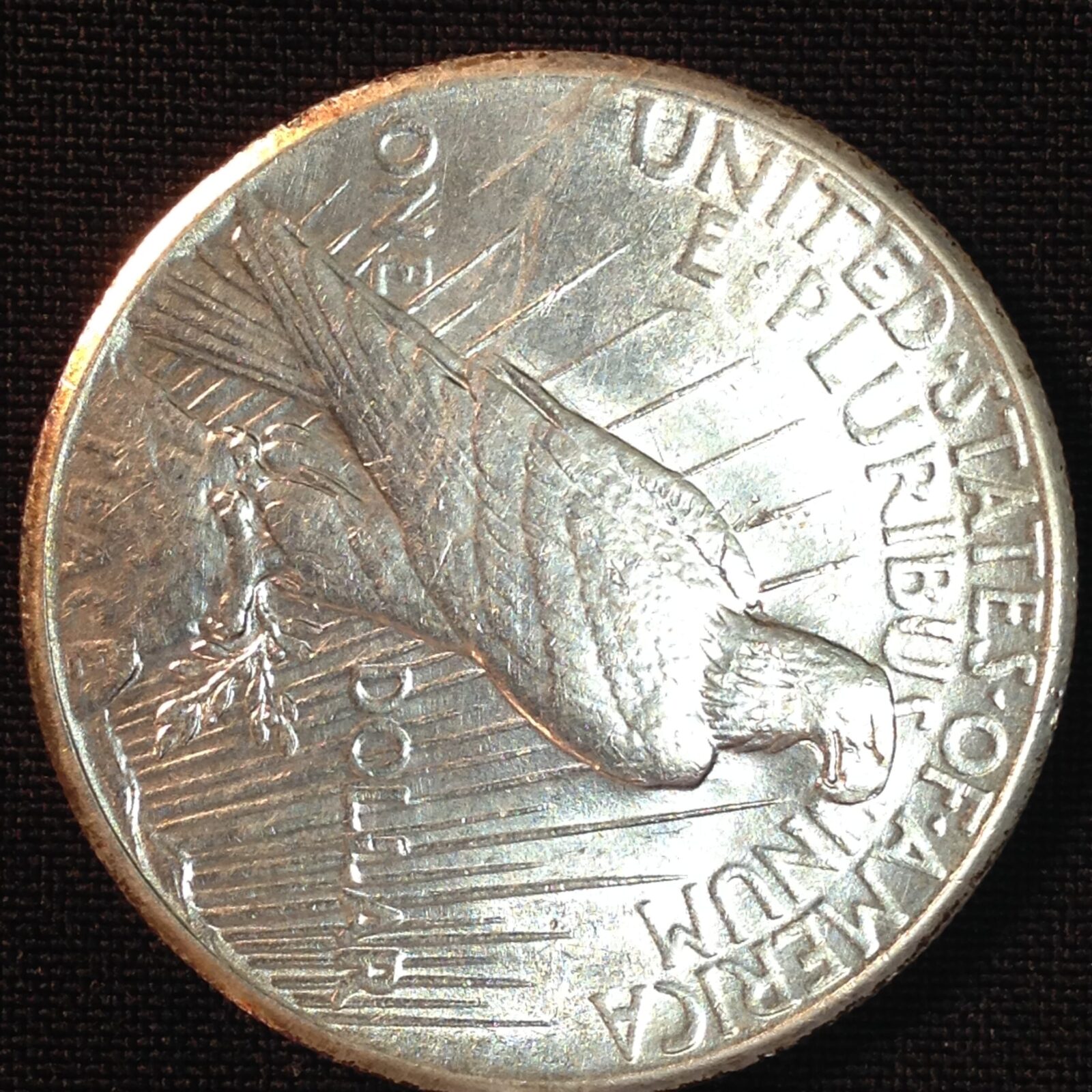1927 Peace Dollar AU - Image 2