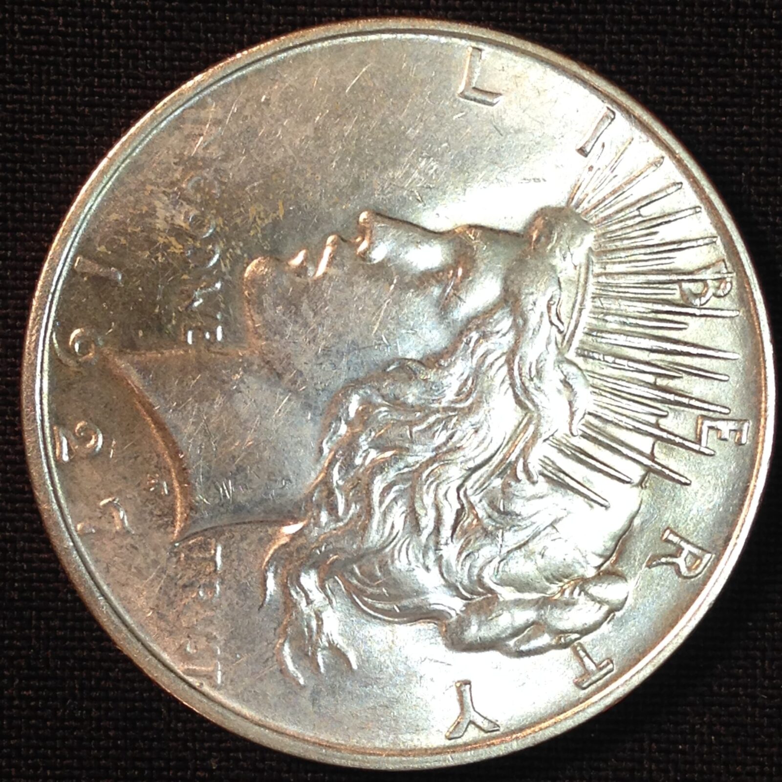 1927-D Peace Dollar MS-60