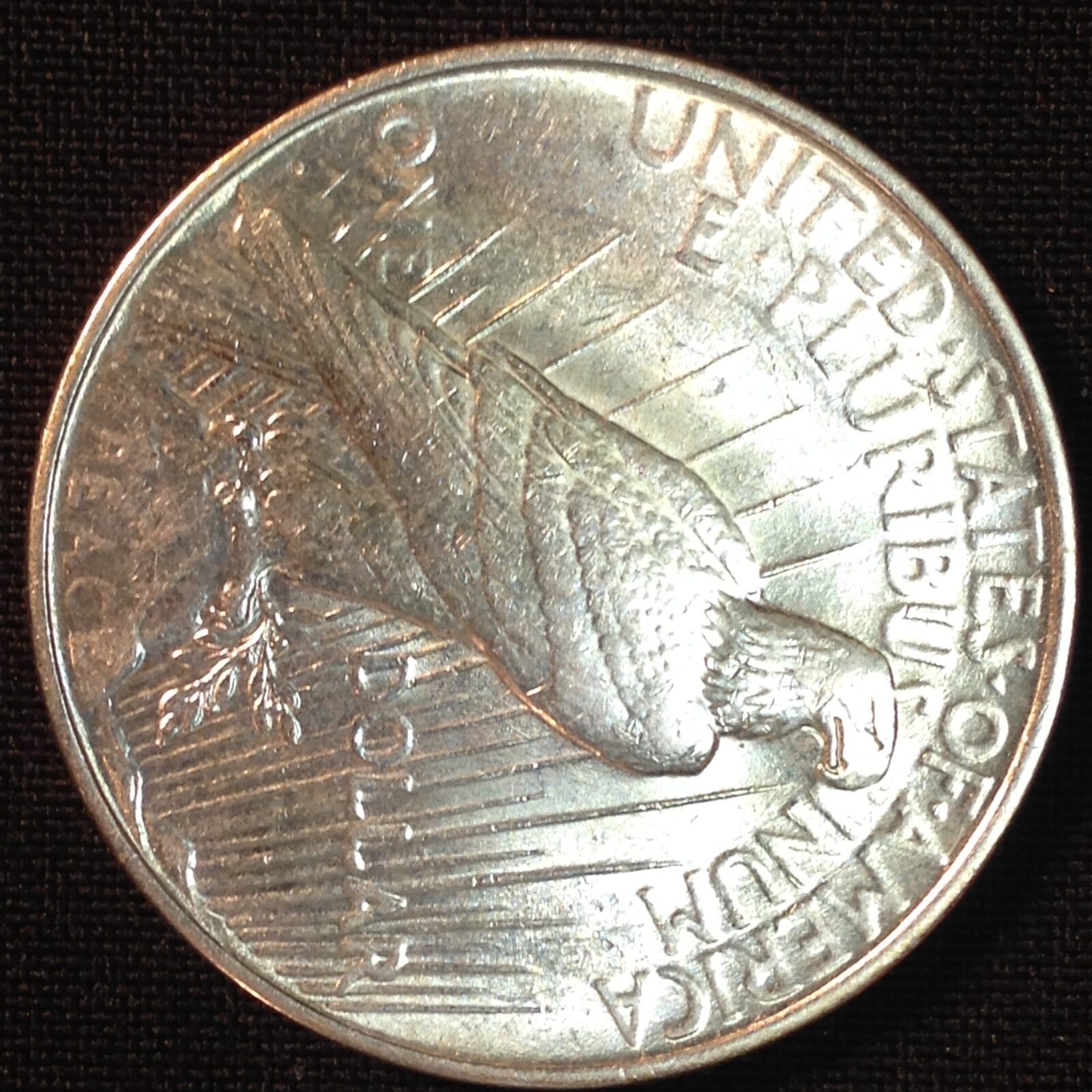 1927-D Peace Dollar MS-60 - Image 2