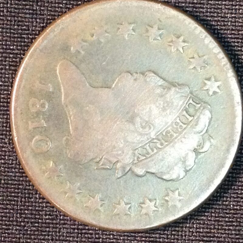 1810 Large Cent F