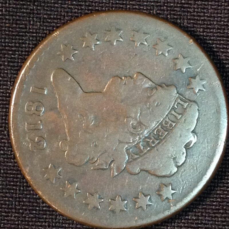 1812 Large Cent F